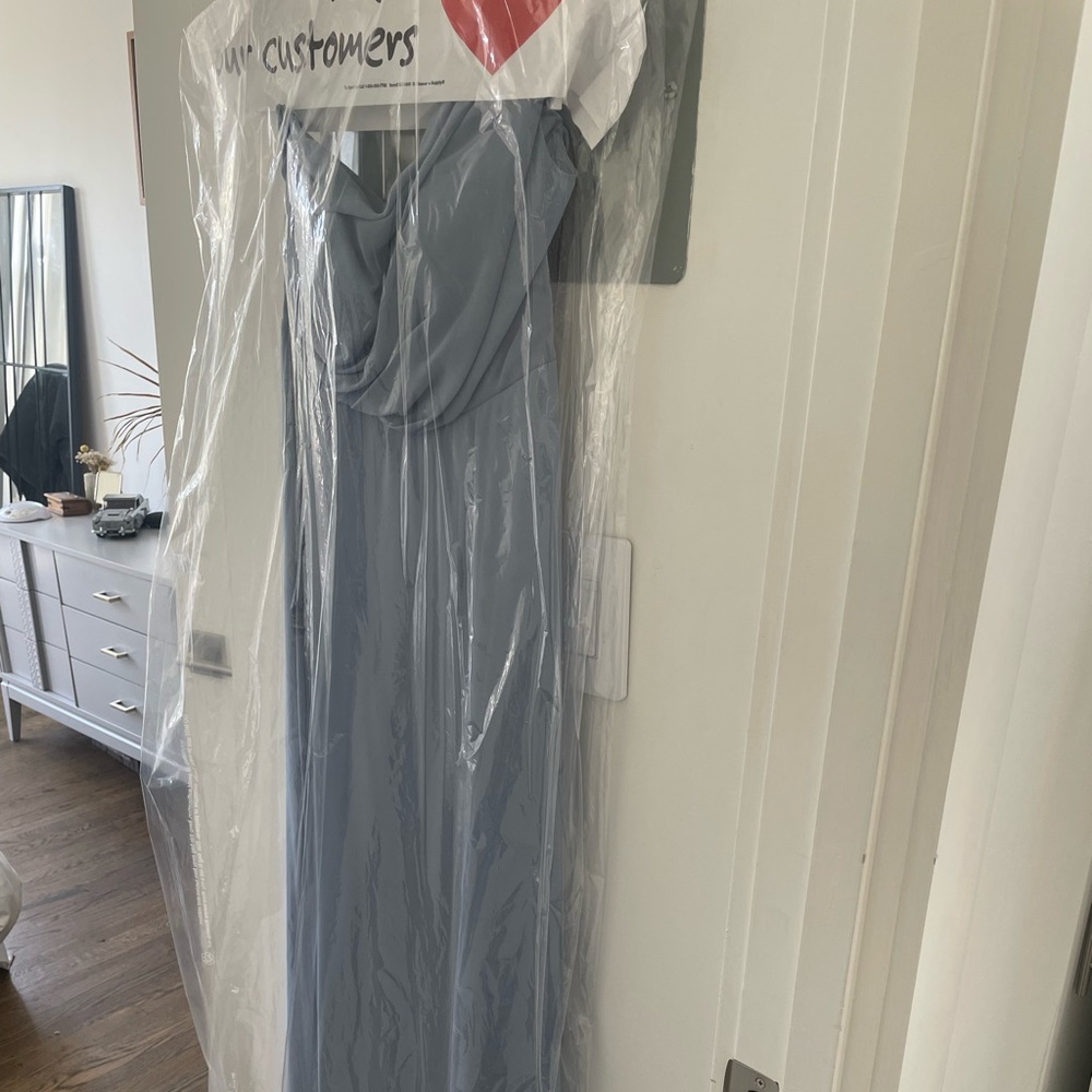 Brody Grey Kira Dress - Dusty Blue (Dry Cleaned)